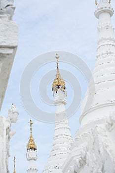 Kuthodaw temple at Mandalay city of Myanmar