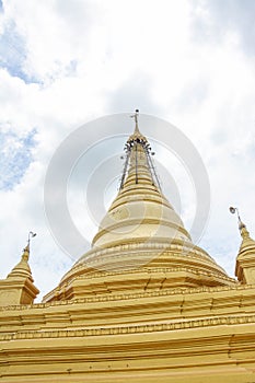 Kuthodaw temple at Mandalay city of Myanmar