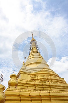 Kuthodaw temple at Mandalay city of Myanmar