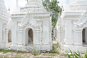 Kuthodaw temple at Mandalay city of Myanmar