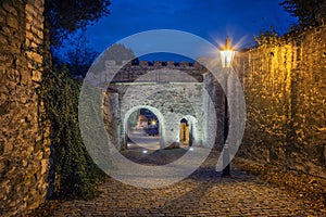 Kutna Hora, Czechia. View of Zizkov Gate Zizkovska brana