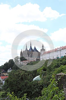 Kutna Hora - the town in the Central Czech Republic with fine architecture and interesting sights