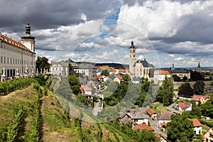 Kutna Hora with view from Saint Barbara's Church, Czech Republic