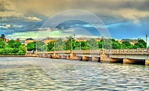 The Kutz Memorial Bridge across the Tidal Basin in Washington, D.C.