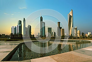 Kuwait cityscape view