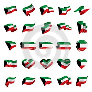 Kuwait flag, vector illustration