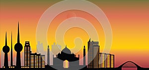 Kuwait skyline