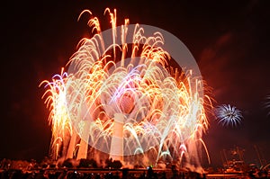 Kuwait Towers Fire work