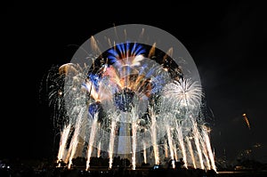 Kuwait Towers Fire work