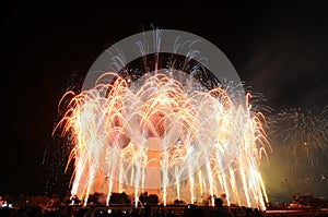 Kuwait Towers Fire work