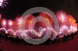 Kuwait Towers Fire work