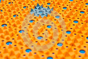 Kuznetsov applicator - multi-colored needles close-up