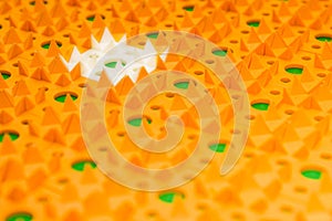 Kuznetsov applicator - multi-colored needles close-up