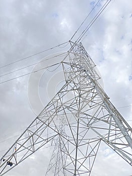 220 KV transmission line tower for solar plant power transmission grid substation