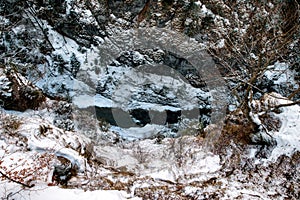 Kvacianska valley in Slovakia during winter season