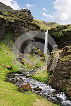 Kvernufoss Waterfall, Iceland