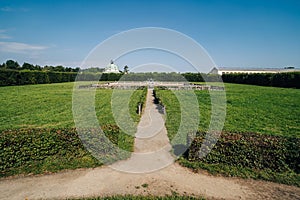 Kvetna garden in Kromeriz, Czechia, Protected by UNESCO