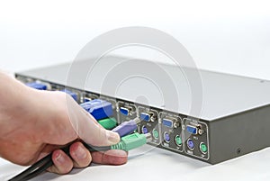 KVM Switch and Cables