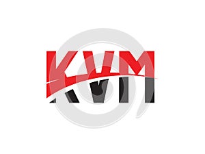 KVM Letter Initial Logo Design