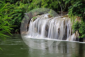 Kwai noi river and Saiyok Noi Waterfall