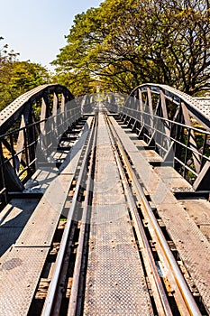 Kwai river bridge in Thailand