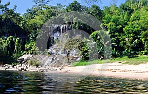 Kwai river and waterfall