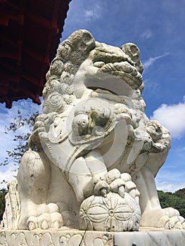 Kwai Yi Ting, Pavilion of Happiness in Spring on Kauai Island, Hawaii.