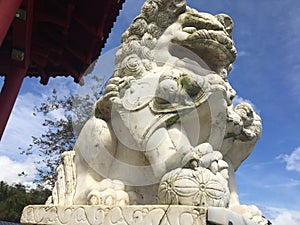 Kwai Yi Ting, Pavilion of Happiness in Spring on Kauai Island, Hawaii.