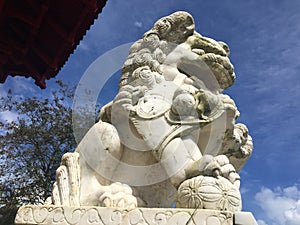 Kwai Yi Ting, Pavilion of Happiness in Spring on Kauai Island, Hawaii.