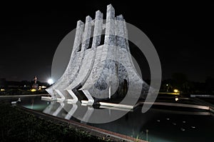 Kwame Nkrumah Memorial Park at Night