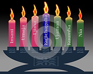 Kwanzaa candles