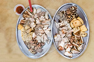 Kway Chap is popular Chinese food in Malaysia, Singapore, Thailand