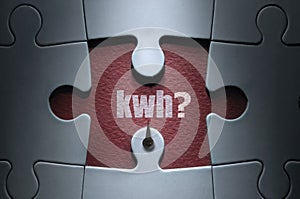 Kwh energy usage jigsaw puzzle