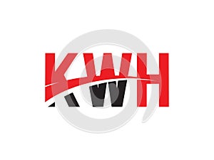 KWH Letter Initial Logo Design