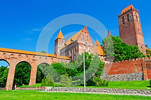 Kwidzyn castle and cathedral