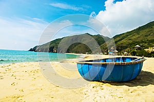 Ky Co island Ky Co Beach the wild beach in Binh Dinh Viet Nam.