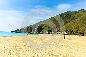 Ky Co island Ky Co Beach the wild beach in Binh Dinh Viet Nam.