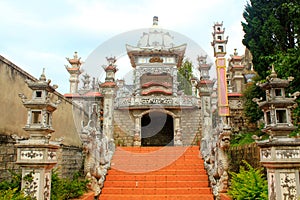 Ky Vien pagoda in Dalat, Vietnam