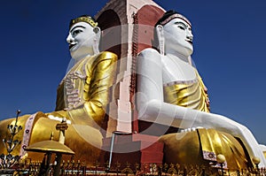 Kyaikpun Buddha , Bago, burma