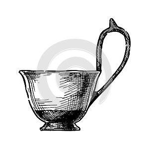 Kyathos. Greek vase.