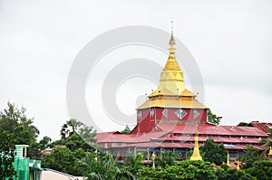 Kyauk Htat Gyi Pagoda in Yangon, Burma.