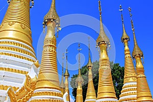 Kyauk Phyu Gyi Pagoda, Nyaungshwe, Myanmar photo