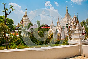 Kyauk Taw Gyee pagoda, Mandalay, Myanmar photo