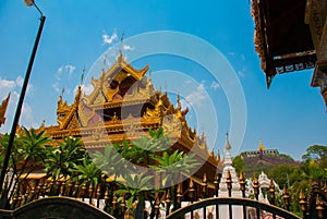 Kyauk Taw Gyee pagoda, Mandalay, Myanmar photo