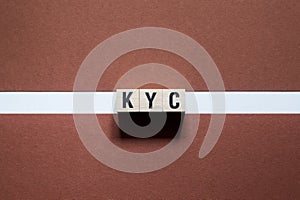 KYC - Know Your Customer word concept