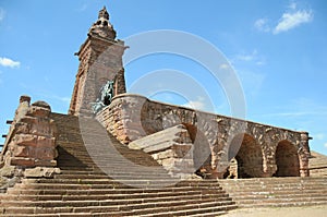 Kyffhaeuser monument in Harz mountains of Germany photo