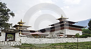 Kyichu Lhakhang is the oldest monastery temple in Paro, Bhutan photo