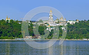 Kyiv Pechers'k Lavra under river Dnipro