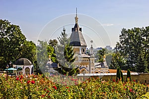 Kyiv Pechersk Lavra monastery garden, Ukraine