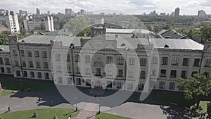 Kyiv. Ukraine. Kyiv Polytechnic Institute. Aerial view. Flat, gray